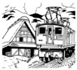 田舎の電車