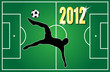 Vektor: Fußball 2012 Fußball 2012