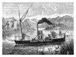 Steamer & Sails - end 18th century