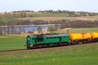 Freight diesel train