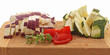 Légumes pour la ratatouille