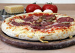 Pizza mit Zutaten