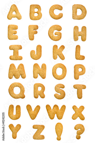 Photo: Cookie alphabet Cookie alphabet