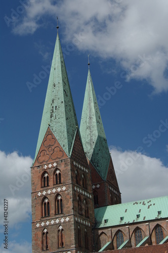Foto: Lübecker Marienkirche Hochformat Lübecker Marienkirche Hochformat