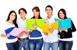 Happy group of students Happy group of students