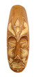Wooden brown ritual mask