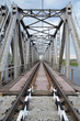 Railway.Bridge across the river.