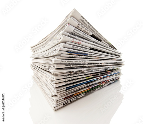 Photo: Stapel von Zeitungen Stapel von Zeitungen