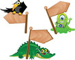 funny cartoon characters with wood pointers funny cartoon characters with wood pointers