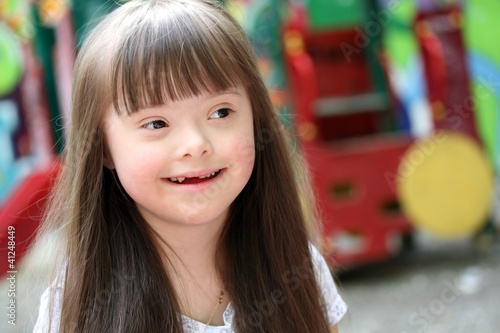 Photo: Portrait of beautiful happy girl Portrait of beautiful happy girl