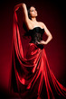 Flamenco Carmen beautiful woman in dress