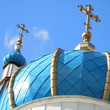 Onion dome of orthodox church (Jelgava, Latvia) Onion dome of orthodox church (Jelgava, Latvia)