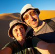 Foto: Hike in desert Hike in desert