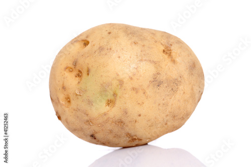 Photo: potato isolated on white background potato isolated on white background