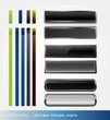 ai Vector image:oblique stripe.style