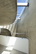 beautiful modern house in cement, interior, passage