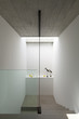 beautiful modern house in cement, interior, staircase