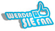 Sticker werden Sie Fan