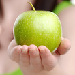 Granny Smith Apple with Hand