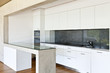 Foto: modern concrete house with hardwood floor, kitchen modern concrete house with hardwood floor, kitchen