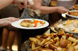 Catering food