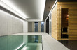 Foto: modern concrete house , indoor pool with sauna modern concrete house , indoor pool with sauna