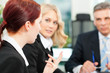 Business - team meeting in an office