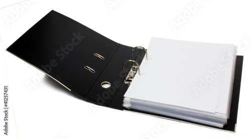 Foto: File folders isolated on white File folders isolated on white