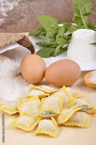 Photo: Ravioli with ricotta and spinach Ravioli with ricotta and spinach