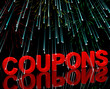 Coupons Word With Fireworks Showing Vouchers For Reductions Or D