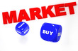 Illustration: 3d dices business concept 3d dices business concept