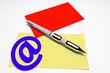 3d office notes concept