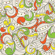 seamless multicolor abstract pattern