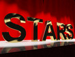 Stars Word On Stage Meaning Famous People Like Celebrities Divas