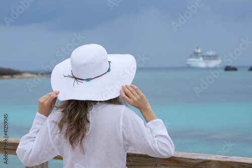 Photo: Woman on vacation Woman on vacation