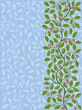 Floral pattern with ilex. Decorative background Floral pattern with ilex. Decorative background