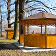 Wooden garden house
