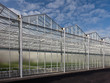 Sideview of a newly build greenhouse