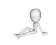 3d woman