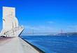 Lisbon, Monument to the Discoveries, 25th April Bridge, Tagus ri