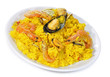 Paella de marisco.