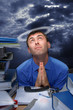 Prayer is an office worker Prayer is an office worker