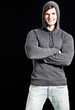 Modern young man with arms crossed