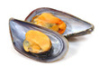 Mejillones abiertos.