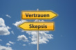 Vertrauen - Skepsis