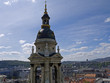 View from the dome of St Stephans Cathedral Budapest Hungary