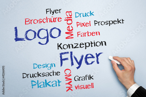 Foto: Logo und Flyer Tag Cloud Logo und Flyer Tag Cloud