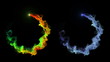 Two Particle Ring, with Alpha Channel - HD1080