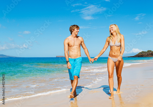 Photo: Couple on the Beach Couple on the Beach