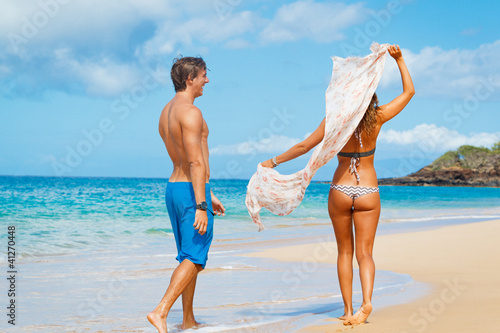 Photo: Couple on the Beach Couple on the Beach